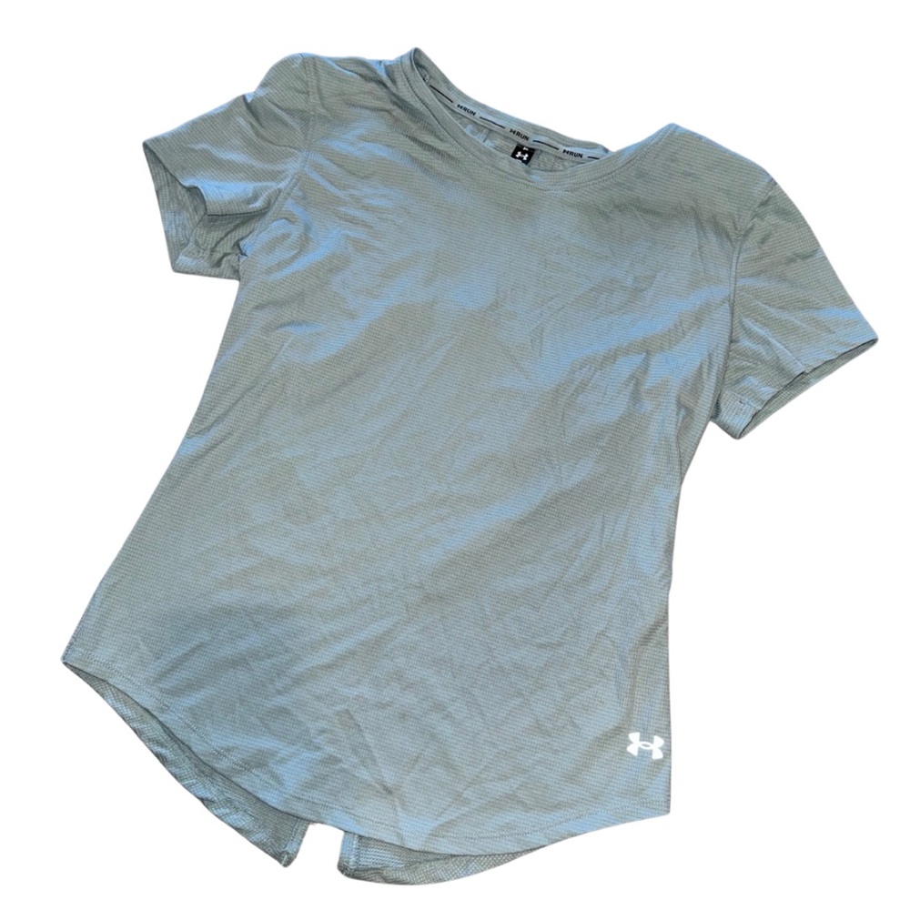 Light Teal Under Armour Run Shirt